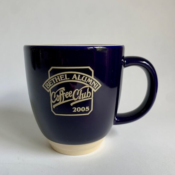 2005 Bethel Alumni Coffee Club Vintage Blue Mug - Picture 1 of 7